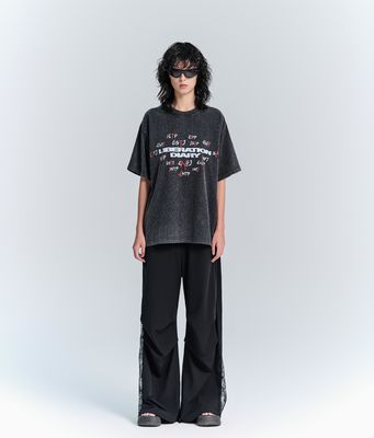 100% βαμβάκι Άνδρες Γυναίκες T-shirts μικρού μανίκου DTG εκτύπωση οθόνης Puff T-shirts πλυμένα με οξύ