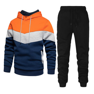 Ενήλικες Unisex Hoodies 100% βαμβάκι Sweatshirt και Sweatpants Set Σκληρό παχύ Hoodie