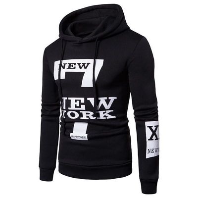 Πλούζερ στερεού τύπου Sweatshirt Sport Fleece Wear Hoodie And Jogger Set για άνδρες
