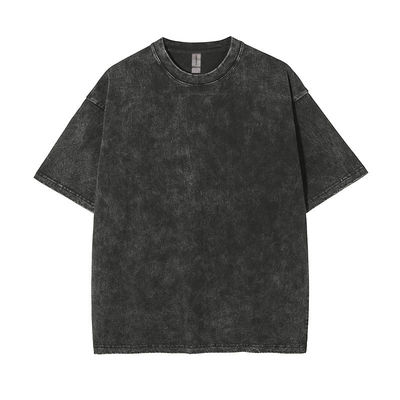 250g βαμβάκι ανδρικό T-Shirt Retro βρακός μανίκι και προσαρμοσμένο λογότυπο