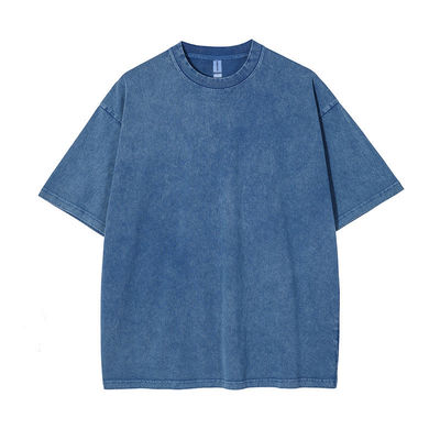 250g βαμβάκι ανδρικό T-Shirt Retro βρακός μανίκι και προσαρμοσμένο λογότυπο