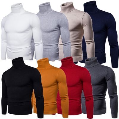 Υψηλό ελαστικό μπεζ άνδρα Crewneck Sweatshirt Πουλόβερ Standard Wool Xmas Sweater