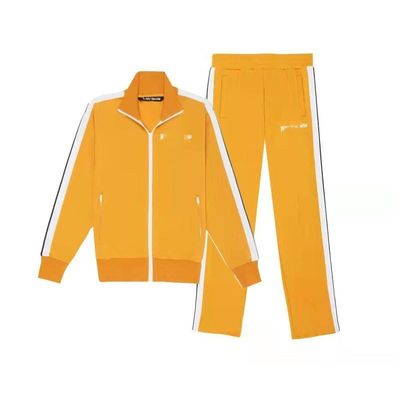 Εναίσημα κεντημένα Zip Up Jogging Wear Streetwear Θερμομεταφορική εκτύπωση