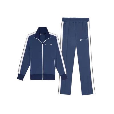 Εναίσημα κεντημένα Zip Up Jogging Wear Streetwear Θερμομεταφορική εκτύπωση