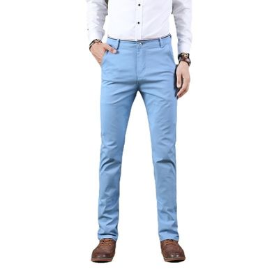 Παντελόνια ανδρών Four Seasons Stretch Casual με Slim Straight Design και Light Wash