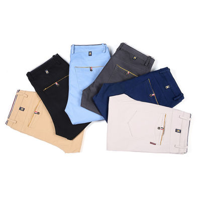 Παντελόνια ανδρών Four Seasons Stretch Casual με Slim Straight Design και Light Wash