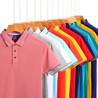 Προσαρμοσμένο Polo Shirt μικρού μανίκου για άνδρες για επιχειρηματικές δραστηριότητες και διαφημίσεις