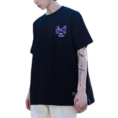 Κοντά μανίκια ανδρικά μπλουζάκια Unisex βαμβακερά καρτούν γράμματα Τυπωμένα με αναπνευστικό ύφασμα