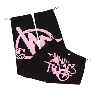XMAMLON Ελαφρύς βάρος Vintage Sweatpants Φθινοπωρινό αντρικό παντελόνι με προσαρμοσμένη εκτύπωση λογότυπου