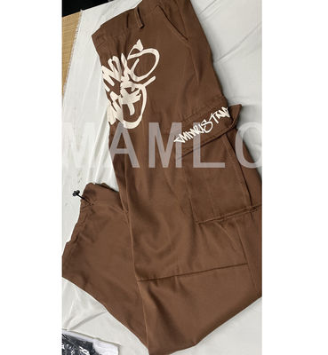 XMAMLON Ελαφρύς βάρος Vintage Sweatpants Φθινοπωρινό αντρικό παντελόνι με προσαρμοσμένη εκτύπωση λογότυπου