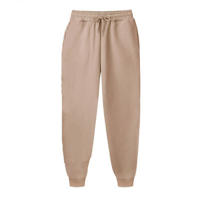 Χειμερινή εποχή Custom 220g Σκληρό χρώμα με γούνα Sweatpants Unisex Αθλητισμός αναψυχής