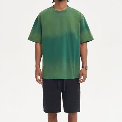 100% βαμβάκι Unisex Oversized βασικό μπλουζάκι μπλουζάκια ανδρών casual loose wash στερεά μπλούζια