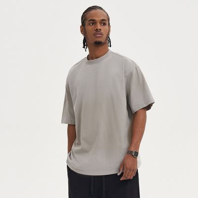 100% βαμβάκι Unisex Oversized βασικό μπλουζάκι μπλουζάκια ανδρών casual loose wash στερεά μπλούζια