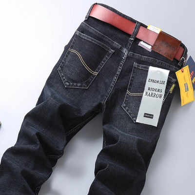 XMAMLON RTS Ντενί για άνδρες Slim Fit παντελόνια Skinny παντελόνια άνδρας ανδρικά παντελόνια μέση μέση