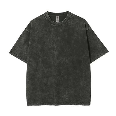 ΠΛΥΤΗΜΕΝΟ XMAMLON RTS OEM Vintage 250G Μεγάλων διαστάσεων Streetwear βαρύ βάρος μπλουζάκι για άνδρες