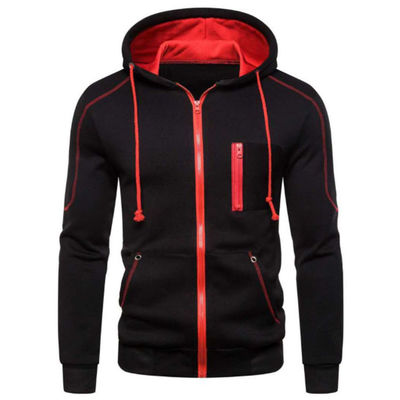 Άνδρες Casual Jacket Zipper Sweatshirt σε βαμβακερό ύφασμα για προσαρμογή