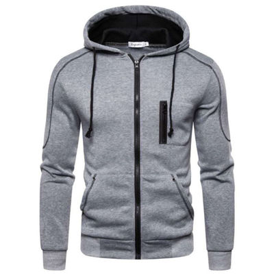 Άνδρες Casual Jacket Zipper Sweatshirt σε βαμβακερό ύφασμα για προσαρμογή