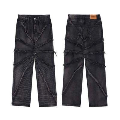 Μπάγκι ανδρικά τζιν σε XMAMLON RTS με Zip Placket Fly άνοιγμα και βλάβη μπλε