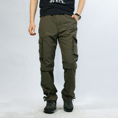 Μεσαία μέση XMAMLON RTS Αποσυναρμολογήσιμα Casual παντελόνια Άνδρες εξωτερικά Γρήγορα στεγνώνουν Sweatpants