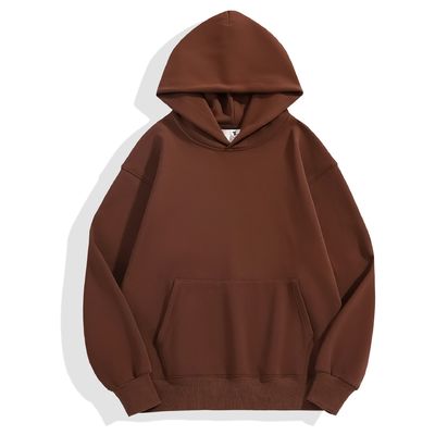 Χειμερινό απλό Hoodies ανδρών Hoodie παχιά στενή Fleece πτώση ώμο Hoodie βαμβακερό XS-4XL 480g