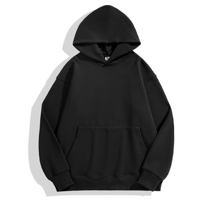 Χειμερινό απλό Hoodies ανδρών Hoodie παχιά στενή Fleece πτώση ώμο Hoodie βαμβακερό XS-4XL 480g