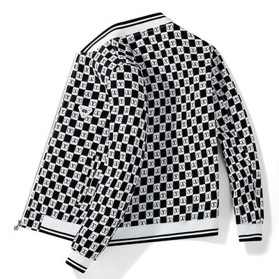Παλτό ανδρών Jacket Stand Slim Βίντεζ διακόσμηση εκτύπωση ανδρών Παλτό μόδα casual αθλητικά