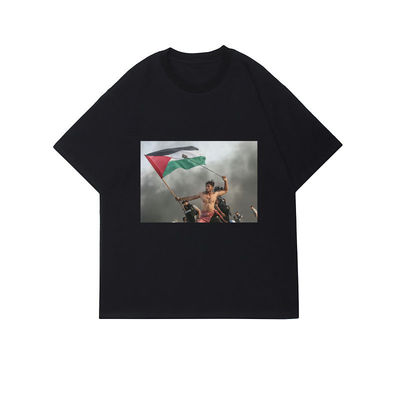 Αειφόρο βαμβακερό μπλουζάκι για άνδρες STREETWEAR στυλ αντι ρυτίδες μπλουζάκια καρτούν μοτίβο