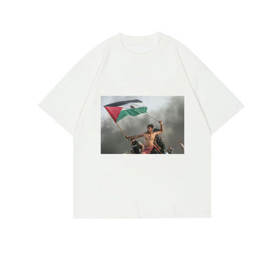 Αειφόρο βαμβακερό μπλουζάκι για άνδρες STREETWEAR στυλ αντι ρυτίδες μπλουζάκια καρτούν μοτίβο