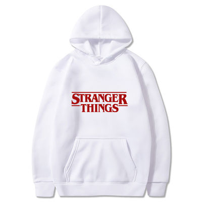 Πολυεστέρας πλεκτό Custom Hoodie πορτοκαλί Crewneck Sweatshirt Μαύρο Κούτσουρα Hoodie άνδρες