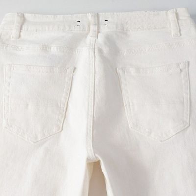 Βαμβακερό τζιν Stretch Skinny βιώσιμη εκτύπωση ανδρικά ευθεία τζιν μολύβι