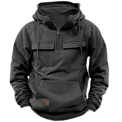 Σκληρό χρώμα ανδρικό πουλόβερ Hoodie Casual Sweatshirt Παλτό για φθινόπωρο και χειμώνα R