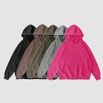 XMAMLON Προσαρμοσμένο λογότυπο Unisex Zipper Hoodie Jacket Monkey Wash Tracksuit για την άνοιξη