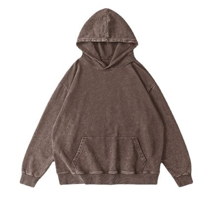 XMAMLON Προσαρμοσμένο λογότυπο Unisex Zipper Hoodie Jacket Monkey Wash Tracksuit για την άνοιξη