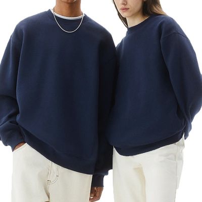XMAMLON 320G Πολυεστέρα / βαμβάκι για άνδρες Sweatshirt για άνδρες χωρίς κολάρο