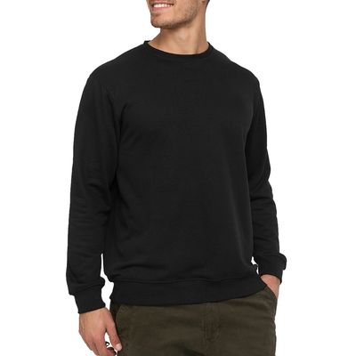 XMAMLON 320G Πολυεστέρα / βαμβάκι για άνδρες Sweatshirt για άνδρες χωρίς κολάρο