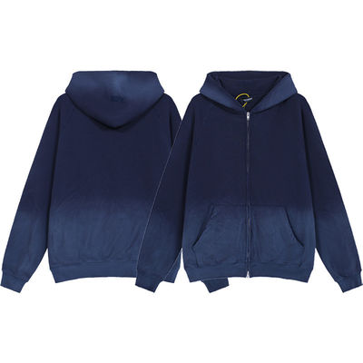 Βιντέιζ Ζιπ Άπ Άκηδο Πλύσιμο ανδρικά Hoodies Sweatshirts με και κανονικό στυλ μανίκια