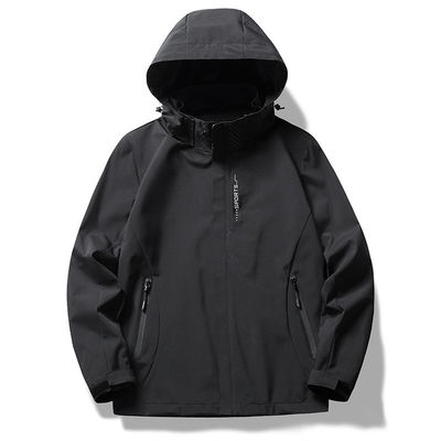 Πολυεστέρας Windbreaker Jacket για άνδρες XMAMLON Custom Full Zip Up Εκπαίδευση ελαφρύ βάρος