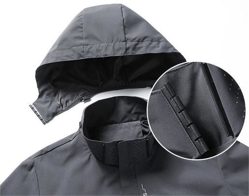 Πολυεστέρας Windbreaker Jacket για άνδρες XMAMLON Custom Full Zip Up Εκπαίδευση ελαφρύ βάρος