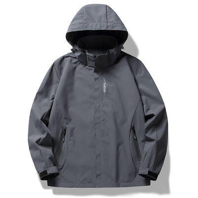 Πολυεστέρας Windbreaker Jacket για άνδρες XMAMLON Custom Full Zip Up Εκπαίδευση ελαφρύ βάρος