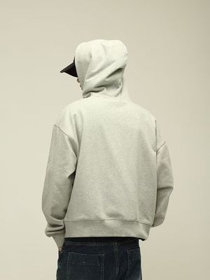 Άνδρες Φούλνα Hoodie βαμβάκι βαρύ βάρος κομμένο ώμο boxy γυμναστικά Hoodies για τους άνδρες