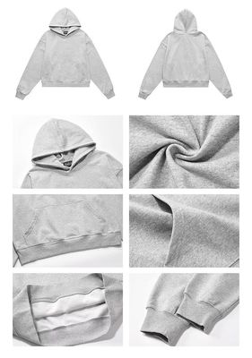 Άνδρες Φούλνα Hoodie βαμβάκι βαρύ βάρος κομμένο ώμο boxy γυμναστικά Hoodies για τους άνδρες