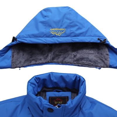 Χωρίς ανίχνευση βελόνων Χειμερινό παλτό Custom Mens Περπατητικό μπουφάν για εξωτερικές περιπέτειες