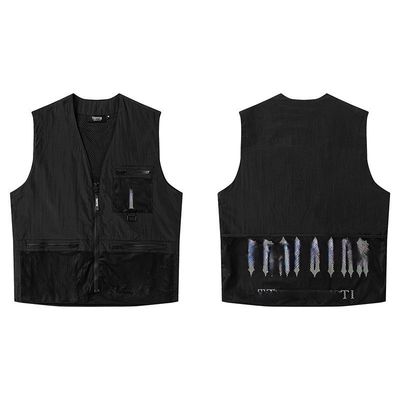 Φθινοπωρινή σεζόν XMAMLON Βραβευμένο λογότυπο Windbreaker Streetwear Jacket για άνδρες και γυναίκες